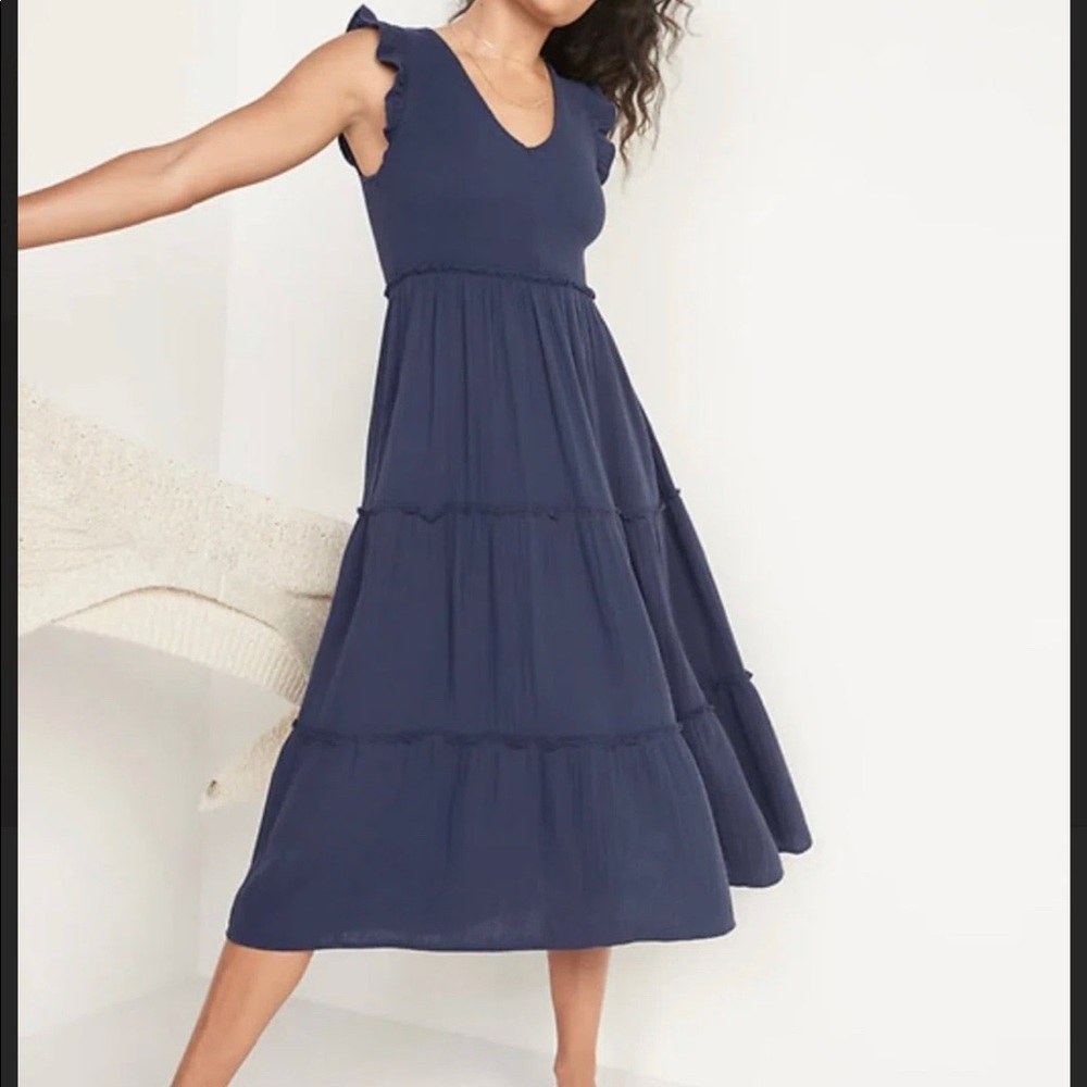 Old Navy Smocked Fit and Flare Dress